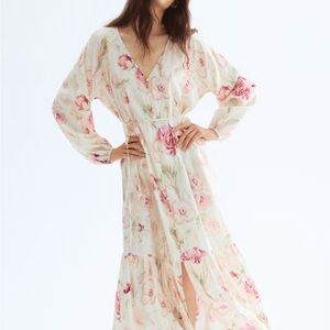 H&M  V-Neck Maxi Dress size small